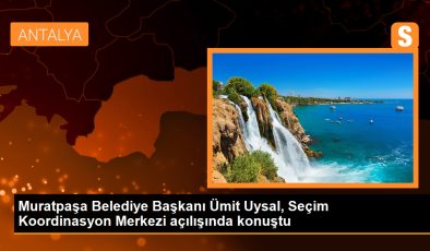 Muratpaşa Belediye Başkanı Ümit Uysal, Seçim Koordinasyon Merkezi açılışında konuştu