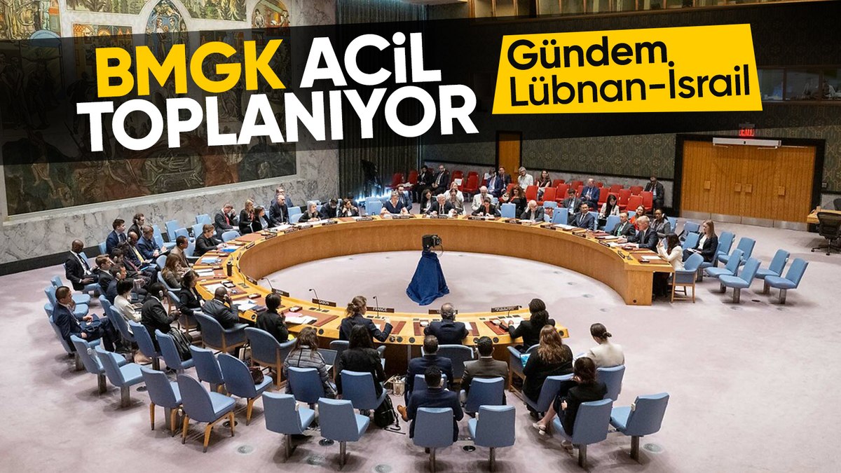 BMGK Lübnan için acil oturumla toplanacak